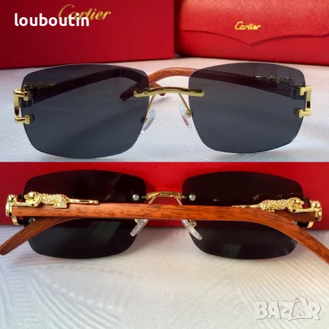 Cartier 2024 мъжки слънчеви очила, снимка 2 - Слънчеви и диоптрични очила - 48018486