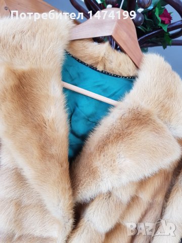 Дълго кожено палто, снимка 2 - Палта, манта - 32211305