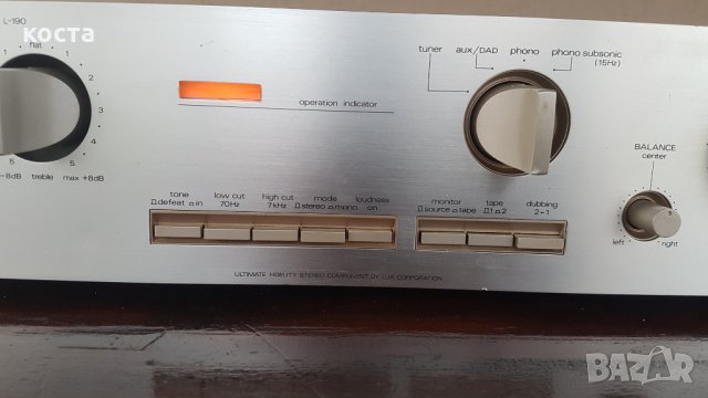 Luxman L-190, снимка 6 - Ресийвъри, усилватели, смесителни пултове - 32804213