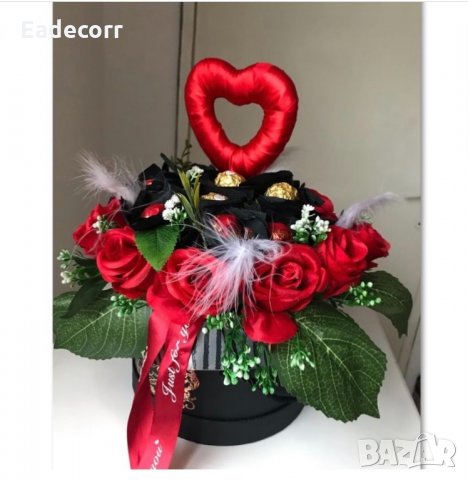 Кутии с цветя, снимка 2 - Подаръци за жени - 33021338