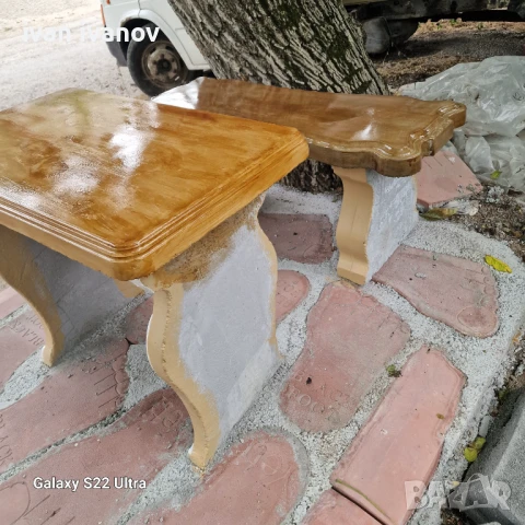 Маса и Пеики Циментови , снимка 6 - Градински мебели, декорация  - 51183788