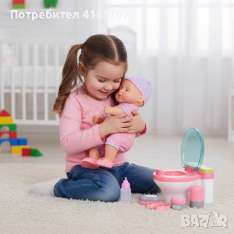 Пишкащо бебе с пееща тоалетна Tutu Love – Забава и урок за малките, снимка 3 - Кукли - 52842918