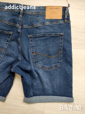 Мъжки къси дънки Jack&Jones размер XL, снимка 6 - Къси панталони - 43242055