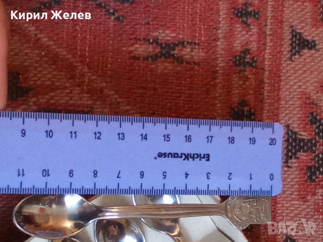 Комплект малки лъжици за десерт 53680, снимка 5 - Антикварни и старинни предмети - 53389269