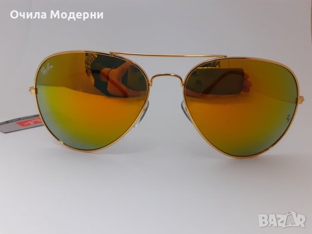 Очила Модерни 5- унисекс слънчеви очила,авиатор-огледални., снимка 6 - Слънчеви и диоптрични очила - 28719941