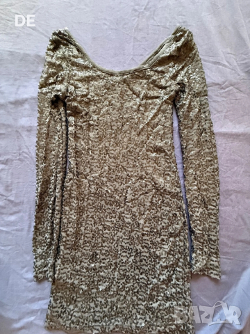 Рокля с пайети, снимка 4 - Рокли - 53404840