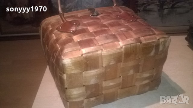 АНТИКА-ДЪРВЕНА ЧАНТА-ВНОС ШВЕИЦАРИЯ, снимка 18 - Колекции - 27299884