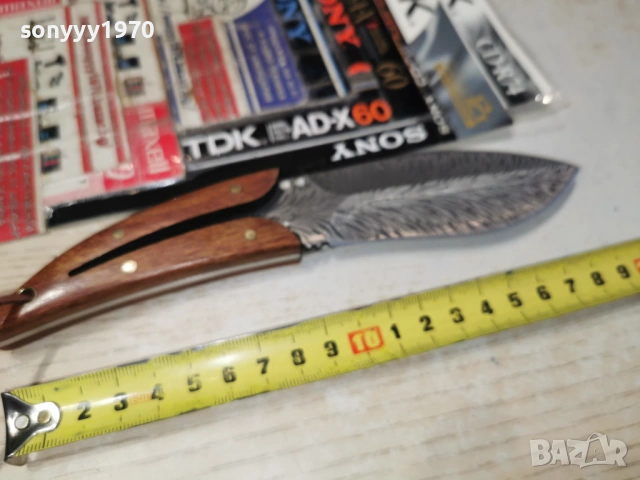 НОЖ С ДЪРВЕНА ДРЪЖКА И ВРЪВ 2102261612, снимка 14 - Ножове - 53573520