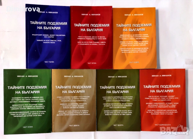 Тайните подземия на България - Част 1, 2, 7, 8, 9, 10, 11 - Милан А. Миланов