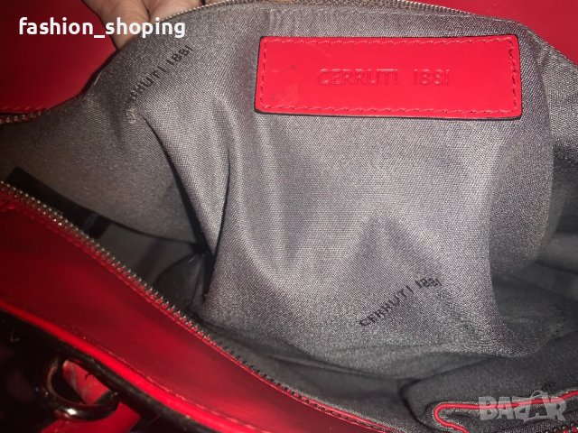 Дамска чанта Cerruti 1881, естествена кожа, снимка 13 - Чанти - 38890369