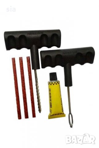 Ремонтен комплект за лепене на гуми, снимка 3 - Части за велосипеди - 27688288