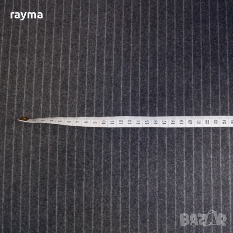 Италианска сива вълна и кашмир райе, снимка 2 - Панталони - 51755337