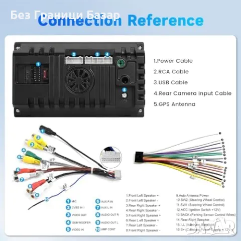 Нова 2DIN Android Навигация 7" HD, FM/RDS, Mirror Link, USB за кола, снимка 6 - Друга електроника - 49396348