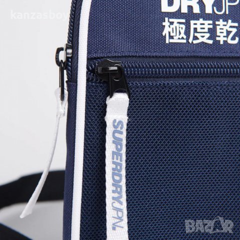 SUPERDRY SPORTS POUCH BAG NAVY - страхотна малка чанта НОВА БЕЗ ЕТИКЕТИ, снимка 2 - Чанти - 39080606