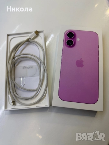 iPhone 16 розов 128GB с 2 год ГАРАНЦИЯ, снимка 6 - Apple iPhone - 52462929