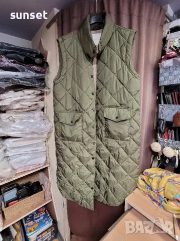 дълго зелено яке+ грейка, 2 в 1- М размер., снимка 11 - Якета - 47836548