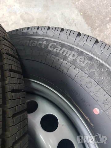 4 бр ЧИСТО НОВИ ГУМИ Всезонни Continental Vancontact Camper 225 75 16 CP Специално за Кемпери , снимка 4 - Гуми и джанти - 53226890