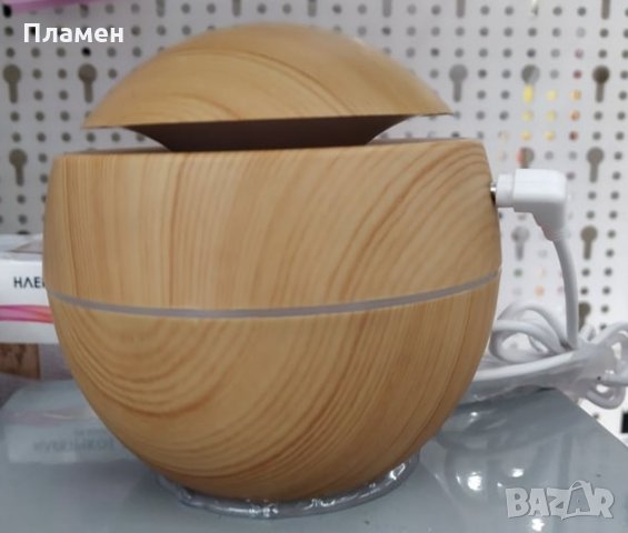 Ел. Освежител и овлажнител за въздух дифузер за ароматерапия и уелнес с етерични масла 120 мл.