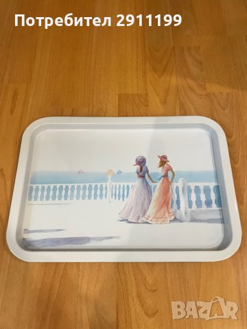 Комплект поднос и купички, снимка 2 - Прибори за хранене, готвене и сервиране - 38962363