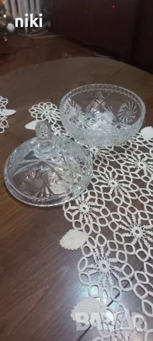 малка кристална бонбониера., снимка 2 - Форми - 48483507