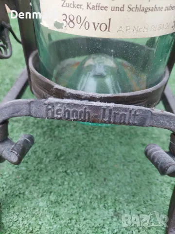 Шише със люлка ковано желязо, снимка 3 - Други ценни предмети - 48869923