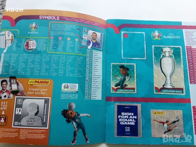 Албум със стикери "UEFA EURO 2020" PANINI, снимка 2 - Колекции - 52477470