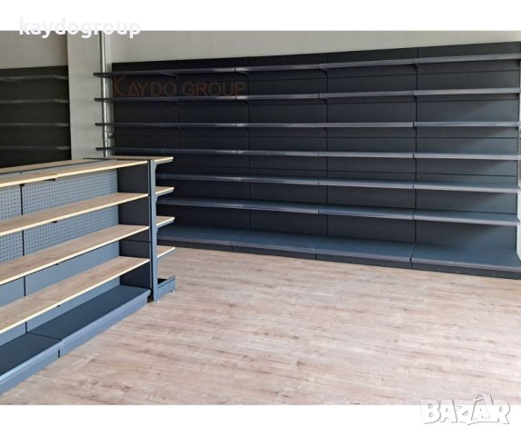 Метални крайстенни и островни стелажи за зоомагазини., снимка 3 - Стелажи и щандове - 43878299