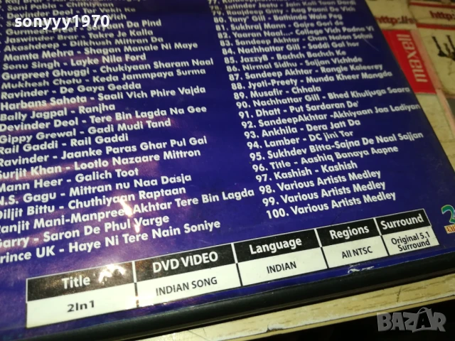 PUNJABI HITS-INDIAN SONG-ORIGINAL DVD 1808251108, снимка 16 - DVD дискове - 51400864