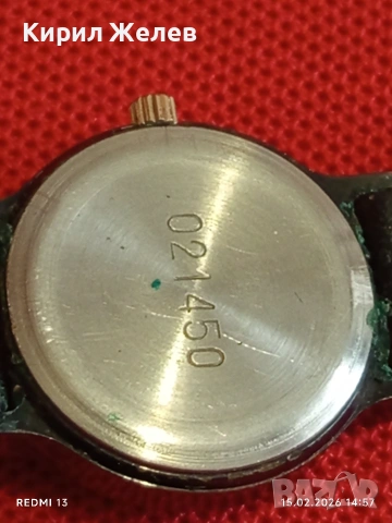 Дамски часовник POLJOT QUARTZ USSR рядък модел 51088, снимка 4 - Дамски - 53484585