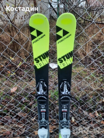 Карвинг детски ски  Fischer STUNNER blackyellow  101см  , снимка 2 - Зимни спортове - 52192276
