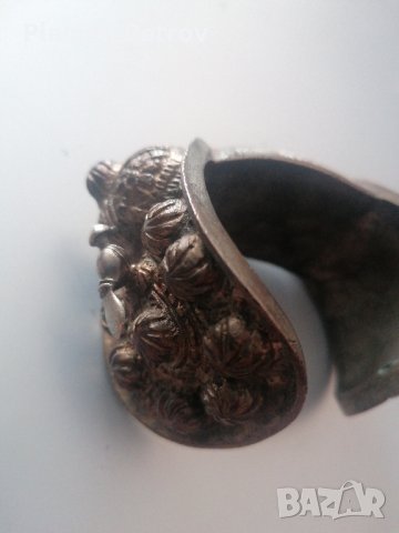 сребърна рогатка , снимка 5 - Антикварни и старинни предмети - 42930553