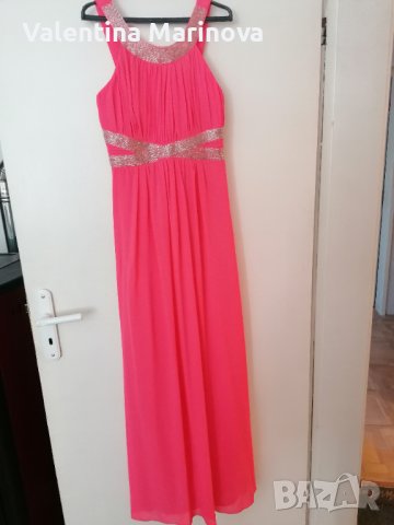 Официална дамска рокля, красива кройка, шифон, снимка 5 - Рокли - 37278062