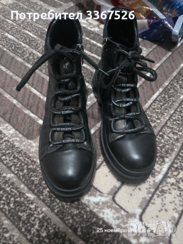 Дамски боти от естествена кожа , снимка 2 - Дамски боти - 52540842