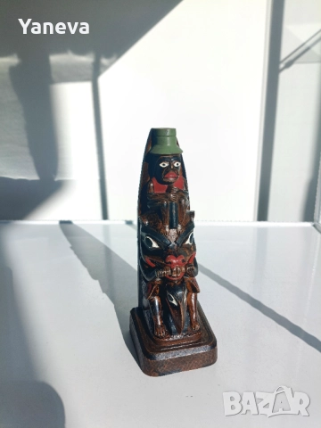 Статуетка от Перу с фигури на свръхестествени същества, хора и животни., снимка 4 - Статуетки - 51991044