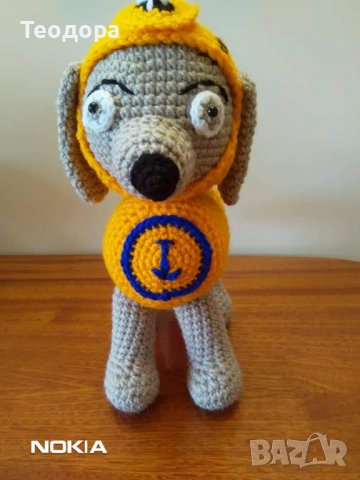 Плетени кученца "Пес патрул", снимка 9 - Плюшени играчки - 37370122