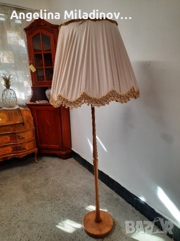 винтидж лампион с голям абажур , снимка 4 - Лампиони - 44077620