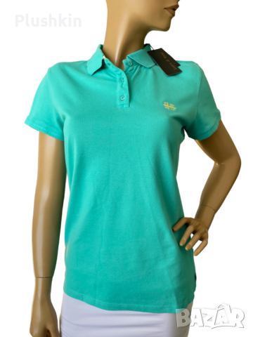 Дамска блуза с яка - нова L, снимка 1 - Тениски - 44842451