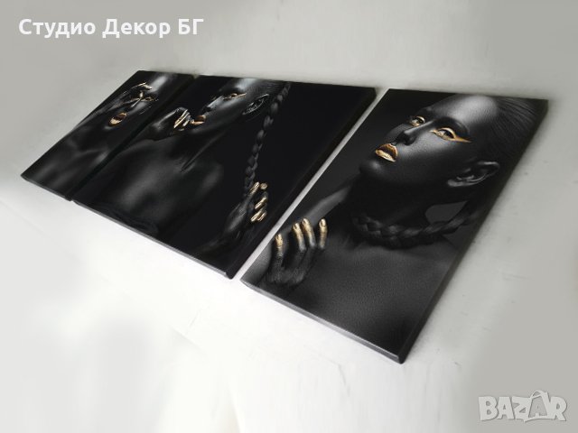 КАРТИНА Жена в черно и злато #181, снимка 3 - Картини - 24918142