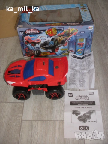 Кола-писта-Спайдърмен,червена