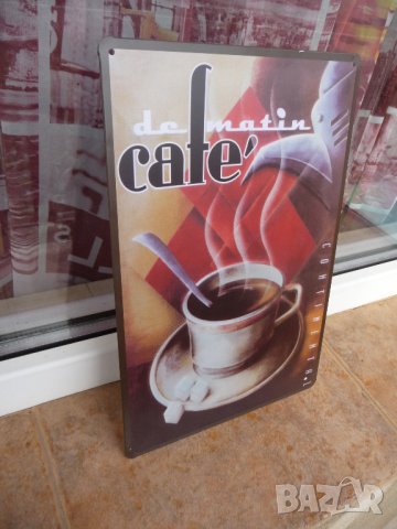 Метална табела кафе Контенетал Continental бучки захар барче, снимка 2 - Рекламни табели - 43121583