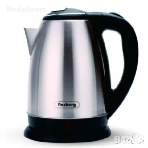 Електрическа кана, 1800W, 1.8л., Корпус  неръжд. стомана, S/S, Инокс/Черен, Червен металик, снимка 6 - Други - 48370162