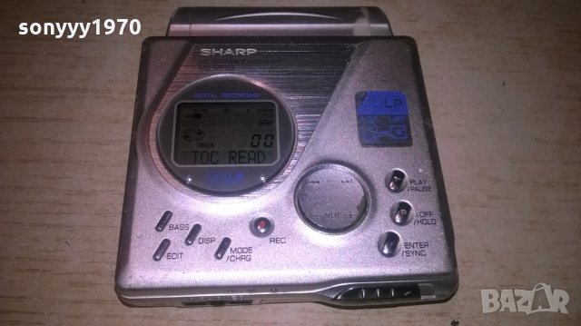 sharp minidisc recorder md-mt99h/s-внос холандия, снимка 1 - MP3 и MP4 плеъри - 27820856
