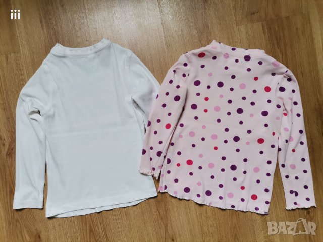2 блузи размер 110/116 см, снимка 3 - Детски Блузи и туники - 34801213