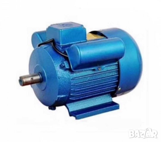 Руски Монофазен Електромотор Ел. ДВИГАТЕЛ за Фуражомелка, компресор, Циркуляр, дробилка,Месомелачка 