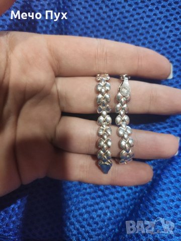 Сребърна гривна (4), снимка 3 - Гривни - 37657601