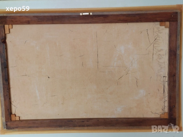 	Френска картина масло 1897 г.худ.Henri-Georges-Chartier 1859-1924, снимка 9 - Картини - 52277360