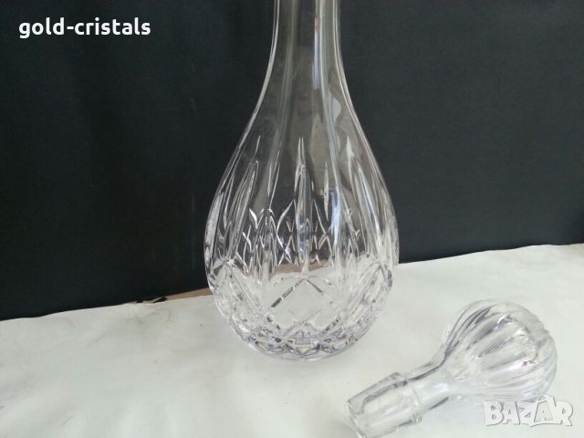 Кристална гарафа, снимка 7 - Антикварни и старинни предмети - 26676458