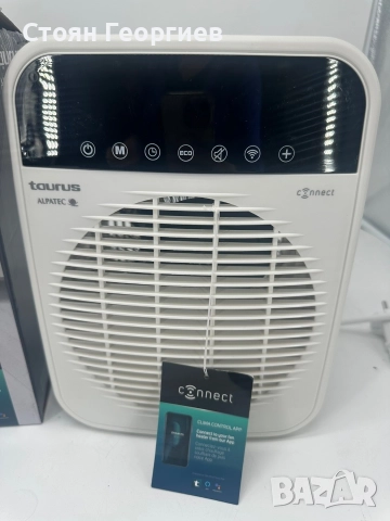 Taurus Alpatec Factor Connect 2000W керамичен нагревател с гласово управление, WiFi,, снимка 2 - Отоплителни печки - 52807537