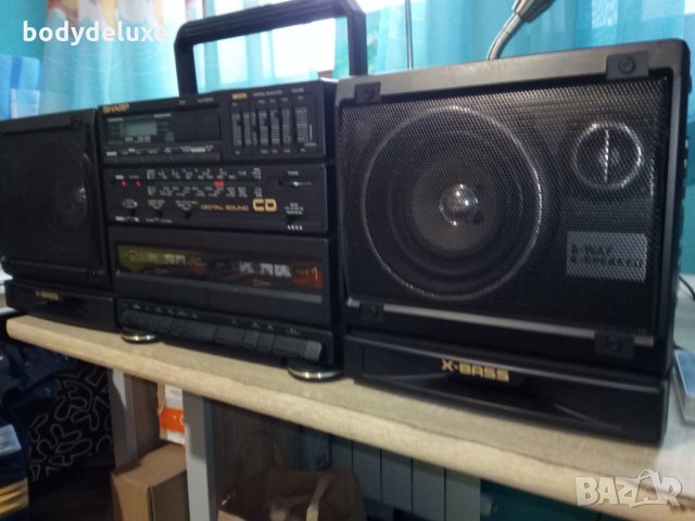 Sharp GX-CD60H{BK} радио-касетофон, снимка 5 - Радиокасетофони, транзистори - 27823373