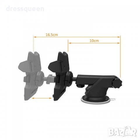 1762 поставка за смартфони за кола с вакуум, снимка 4 - Аксесоари и консумативи - 37308704